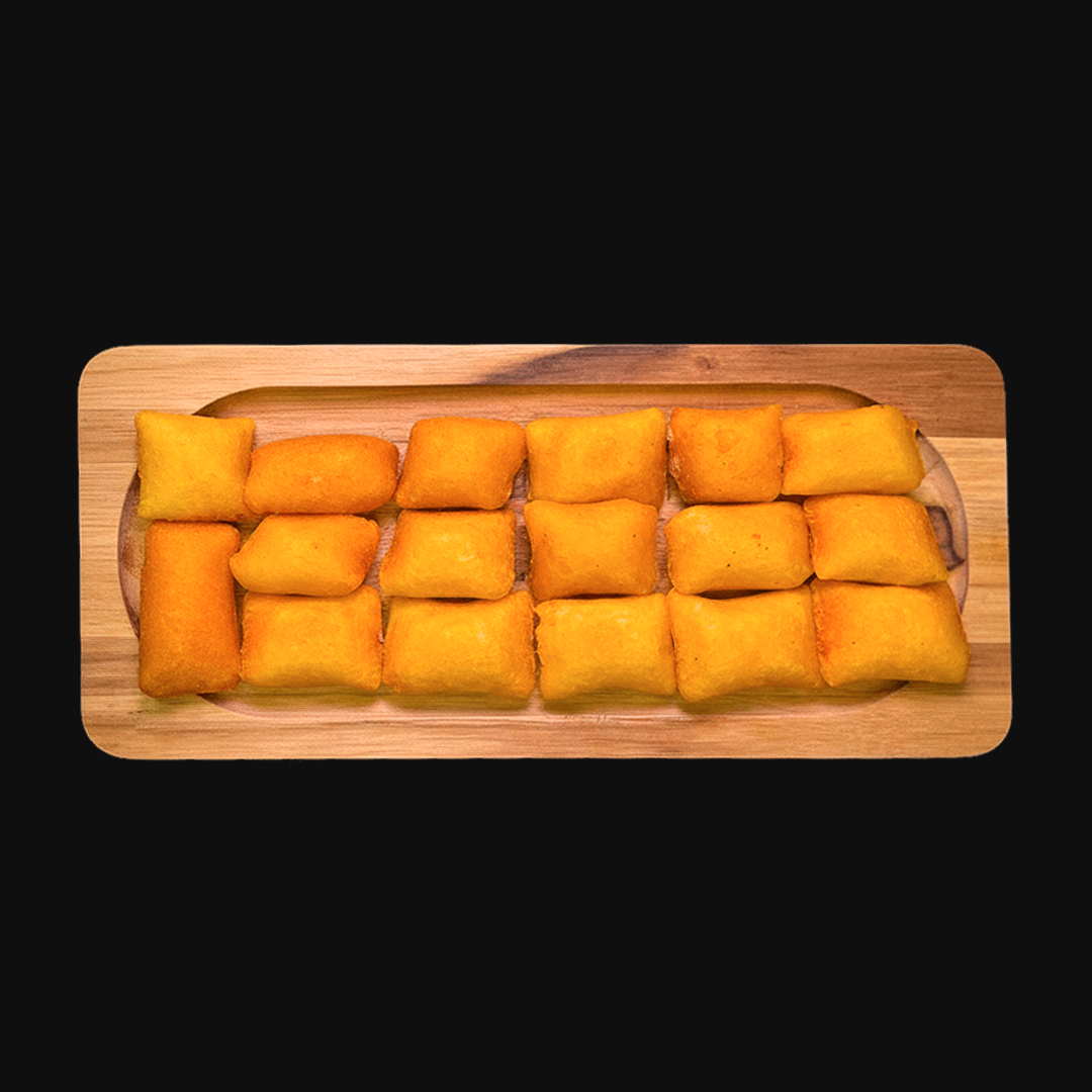 POLENTA COM QUEIJO FRITA 